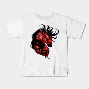 Gloomy horse Kids T-Shirt